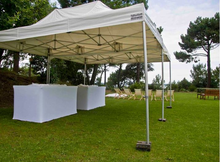 Location de chapiteaux, mariage, toile simple